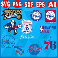 Philadelphia 76ers, Philadelphia 76ers Svg, 76ers Svg, NBA Svg, Basketball Svg