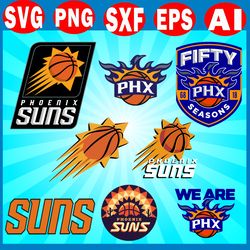 Phoenix Suns Logo SVG - Phoenix Suns SVG Cut Files - Phoenix Suns PNG Logo, NBA Logo, Phoenix Suns SVG Cricut Files