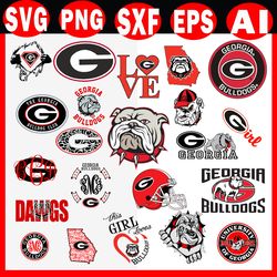 Digital Download, Georgia Bulldogs, Georgia Bulldogs svg, Georgia Bulldogs logo, Bulldogs clipart