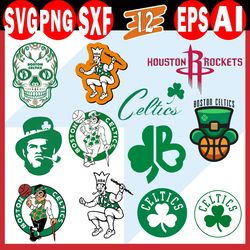 Big SVG Bundle, Digital Download, Boston Celtics svg, Boston Celtics logo, Boston Celtics clipart, Boston Celtics cricut