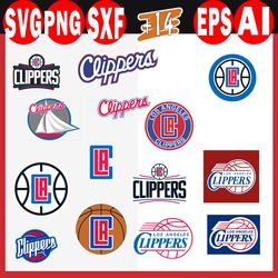 14 Digital Download, Los Angeles Clippers svg, Los Angeles Clippers logo, Los Angeles Clippers clipart