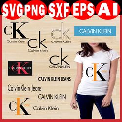 Calvin Klein Logo Svg, CK Logo Bundle Svg, CK Brand Logo Svg, Logos Svg