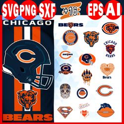 Chicago Bears Logo - Chicago Bears Svg - Chicago Bears Emblem - Chicago Bears Symbol-cool Bears Logo