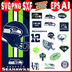 Seahawks Svg,Nfl svg bundle, Seattle Seahawks Svg Bundle, Seahawks