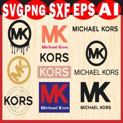 Michael Kors Logo Bundle Svg, Michael Kors Svg, MK Dripping