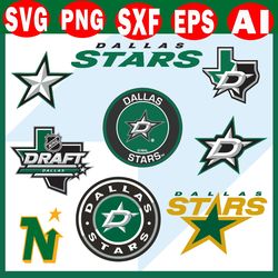 Dallas Stars svg, Dallas Stars Bundle, Dallas Stars logo, nhl Bundle, nhl Logo, nhl