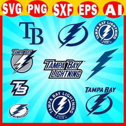 Tampa Bay lightning svg, NHL team svg, Tampa Bay lightning png, sport