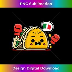 Boxing Mexican Taco Design Cinco De Mayo Boxing - Classic Sublimation PNG File - Tailor-Made for Sublimation Craftsmanship