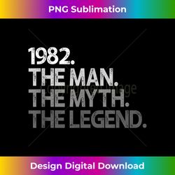 Mens 1982 38th Birthday Gift 38 The Man Myth Legend Thirty Eight - Innovative PNG Sublimation Design - Access the Spectrum of Sublimation Artistry