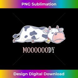 Moooody Cow Beef Dairy Farming Animals - Artisanal Sublimation PNG File - Craft with Boldness and Assurance