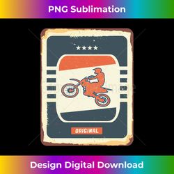 Retro Motocross and Dirt Bike Long Sleeve - Innovative PNG Sublimation Design - Reimagine Your Sublimation Pieces
