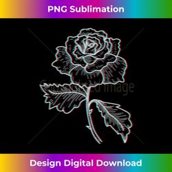 Glitch Rose Aesthetic Clothing Vaporwave Girls Women Men - Timeless PNG Sublimation Download - Infuse Everyday with a Celebratory Spirit