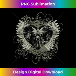 Aesthetic Y2k fairy wings skeleton alt grunge Tank Top - Innovative PNG Sublimation Design - Crafted for Sublimation Excellence