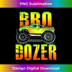 Bro Dozer Monster Truck t-shirt for Boys - Crafted Sublimation Digital Download - Tailor-Made for Sublimation Craftsmanship