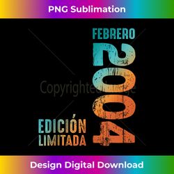 February 2004 Retro 2004 Year 2004 Vintage 2004 Tank Top - Luxe Sublimation PNG Download - Animate Your Creative Concepts