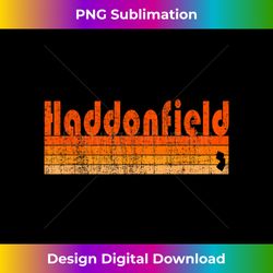 Retro 80s Style Haddonfield NJ - Bohemian Sublimation Digital Download - Pioneer New Aesthetic Frontiers