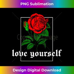 Rose E-Girl E-Boy Aesthetic Grunge Clothing - Sophisticated PNG Sublimation File - Chic, Bold, and Uncompromising