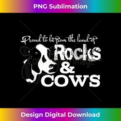 Rocks Cows Rural Minnesota - Vibrant Sublimation Digital Download - Enhance Your Art with a Dash of Spice