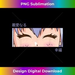 Anime Girl Eyes - Japan Culture Art - Japanese Aesthetic - Sleek Sublimation PNG Download - Elevate Your Style with Intricate Details