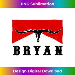 Bryan Bullhead Western Cowboy, Cow Skull - Bohemian Sublimation Digital Download - Craft with Boldness and Assurance