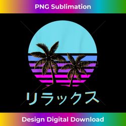 Aesthetic Vaporwave Style Retro 1980s 1990s Otaku Japanese - Sublimation-Optimized PNG File - Channel Your Creative Rebel