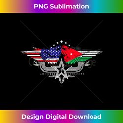 Jordan USA Flag Jordanian American - Edgy Sublimation Digital File - Striking & Memorable Impressions