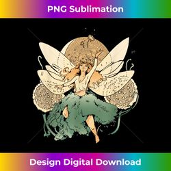 Cottagecore Aesthetic Dandelion Flowers Gardening Fairycore - Contemporary PNG Sublimation Design - Customize with Flair