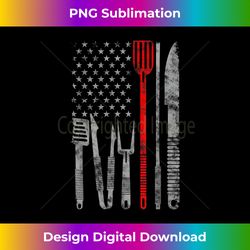 bbq grill cooking chef thin red line usa flag gifts for chef - chic sublimation digital download - spark your artistic genius