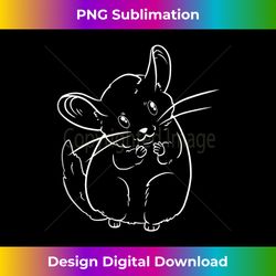Chinchillin - Rodent Chinchilla Tank Top - Crafted Sublimation Digital Download - Challenge Creative Boundaries