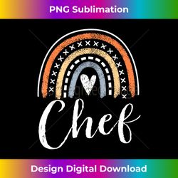 Chef Gifts For Women Funny Rainbow Cook Cooking - Edgy Sublimation Digital File - Rapidly Innovate Your Artistic Vision