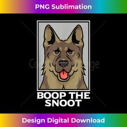 German Shepherd Boop The Snoot Meme Puns Guard Dog GSD Lover - Futuristic PNG Sublimation File - Customize with Flair