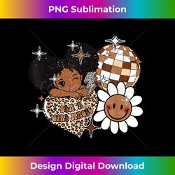 Kids Black Girl Magic Melanin History Girls Afro Puffs Retro - Sophisticated PNG Sublimation File - Access the Spectrum of Sublimation Artistry