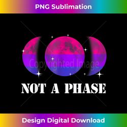 Not A Phase Bisexual Flag LGBT Gay Pride Moon Gifts - Minimalist Sublimation Digital File - Pioneer New Aesthetic Frontiers