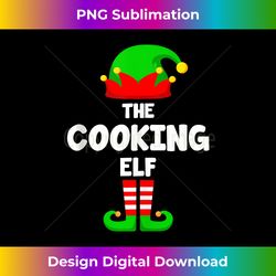 Cooking Elf Matching Family Christmas Tank Top - Bohemian Sublimation Digital Download - Infuse Everyday with a Celebratory Spirit