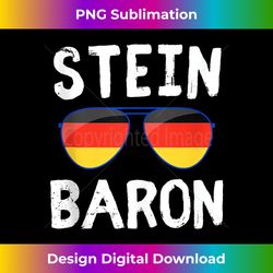 Funny Stein Baron German Saying Germany Flag Sunglasses Tank Top - Deluxe PNG Sublimation Download - Tailor-Made for Sublimation Craftsmanship