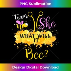Gender Reveal What Will It Bee - Team She Girl - Sleek Sublimation PNG Download - Crafted for Sublimation Excellence