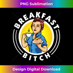 Breakfast Bitch Tank Top - Innovative PNG Sublimation Design - Animate Your Creative Concepts