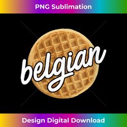 Womens Funny Waffle Belgian Foodie Gift V-Neck - Bohemian Sublimation Digital Download - Striking & Memorable Impressions
