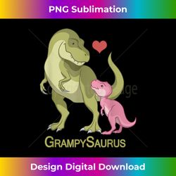 grampysaurus t-rex & baby girl dinosaur - deluxe png sublimation download - challenge creative boundaries