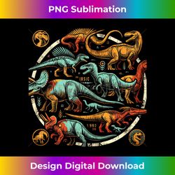 Dawn of Dinosaurs Tank Top - Vibrant Sublimation Digital Download - Pioneer New Aesthetic Frontiers