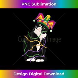 Funny Black Cat Meow Mardi Gras Mask Fleur Lis Cat Lover - Bespoke Sublimation Digital File - Channel Your Creative Rebel