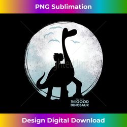 Disney Pixar The Good Dinosaur Moon Silhouette Movie Logo Long Sleeve - Deluxe PNG Sublimation Download - Spark Your Artistic Genius