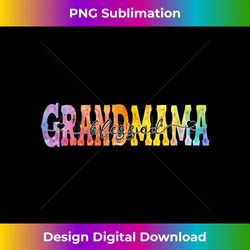 Womens Blessed GRANDMAMA Cute Colorful Hearts GRANDMAMA Gift V-Neck - Deluxe PNG Sublimation Download - Access the Spectrum of Sublimation Artistry