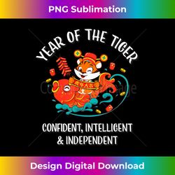 Chinese New Year Of The Tiger 2022 - Deluxe PNG Sublimation Download - Tailor-Made for Sublimation Craftsmanship