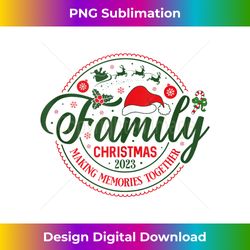 Family Christmas 2023 Making Memories Together Xmas Holiday Tank Top - Bespoke Sublimation Digital File - Pioneer New Aesthetic Frontiers
