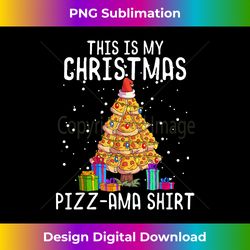 Funny Pizza Christmas Tree Men Kids Pizza Lover Gift - Bespoke Sublimation Digital File - Challenge Creative Boundaries