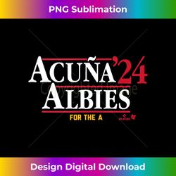 acuna albies 24 - atlanta baseball tank top - classic sublimation png file - challenge creative boundaries