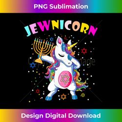 Hanukkah Dabbing Unicorn Jewnicorn Chanukah Jewish Xmas - Futuristic PNG Sublimation File - Animate Your Creative Concepts