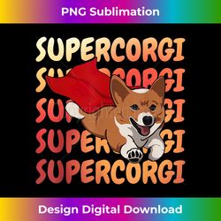 Funny Super Cute Flying Corgi Gradient Color Gift For Lovers - Chic Sublimation Digital Download - Animate Your Creative Concepts