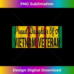 Proud Daughter of A Vietnam Veteran US War Service Ribbon - Minimalist Sublimation Digital File - Challenge Creative Boundaries